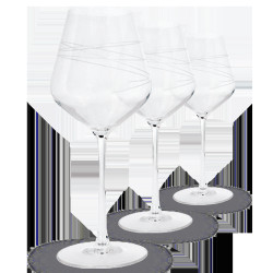 Kieliszki do Wina Czerwonego ZWIEGER SPIRAL 6szt | Design | Jakość