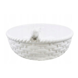 Salaterka Wielkanocna z Zajączkiem - Porcelana 21 cm, Dekoracja Stołu