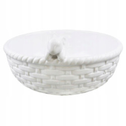 Salaterka Wielkanocna z Zajączkiem - Porcelana 21 cm, Dekoracja Stołu