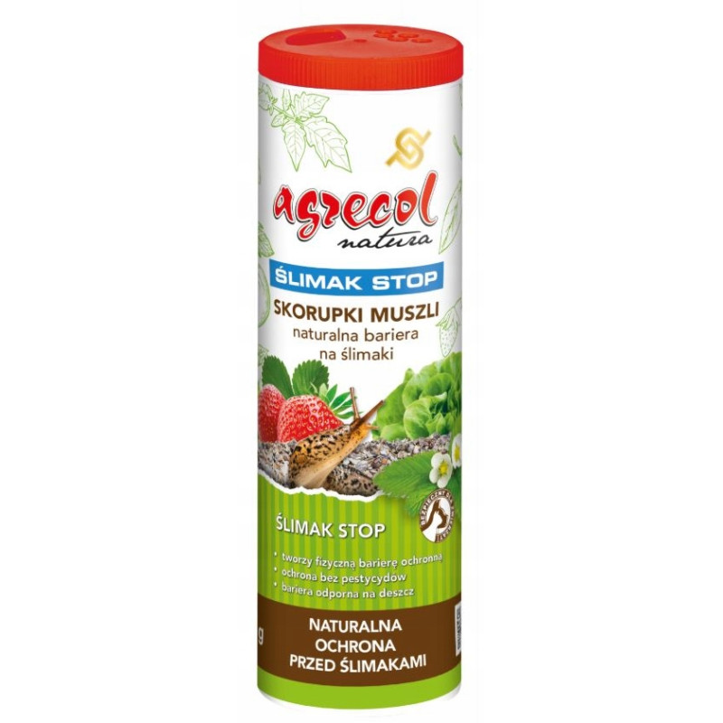 ŚLIMAK STOP SKORUPKI MUSZLI NATURALNA BARIERA NA ŚLIMAKI ŚRODEK 650g