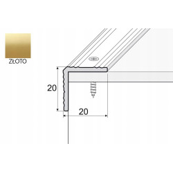 LISTWA A35 ZŁOTO 90CM