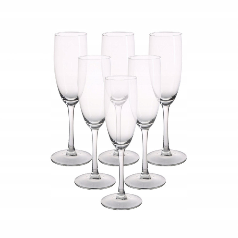 Kieliszki do szampana Diamond 180 ml, komplet 6 szt.