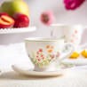 Filiżanka ze spodkiem porcelanowa Przebudzenie Natury 220 ml KWIATY