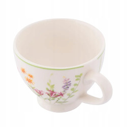 Filiżanka ze spodkiem porcelanowa Przebudzenie Natury 220 ml KWIATY