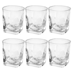 Szklanki do whisky Altom Design Stephanie Optic 280 ml komplet 6 szt.