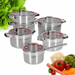 ZESTAW GARNKÓW ZWIEGER KLASSIKER 11 ELEMENTÓW GARNKI ZWIEGER GAZ INDUKCJA