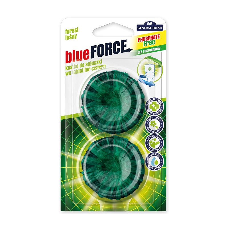 General Fresh FORCE Krążek do spłuczki LEŚNY x 2