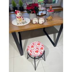 PODUSZKA NA TABORET OKRĄGŁA 30cm MIX WZORÓW