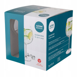 Kieliszki do wina koktajlowe XXL Altom Design Diamond 720ml 4 sztuki
