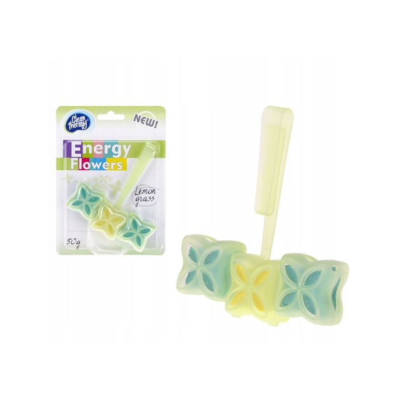 Ravi Zawieszka toaletowa Energy Flowers Lemon grass 50g zawieszka do WC