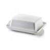 BIAŁA PORCELANOWA MASELNICZKA MASELNICA BASIC 16,5/12,5/6CM