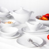 Serwis obiadowy porcelana na 6 osób MariaPaula Moderna Biała 24 el.