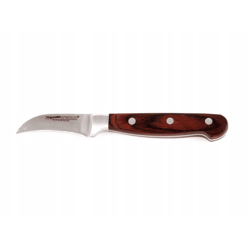 AMBITION TITANIUM NÓŻ OBIERAK 5CM KUTY