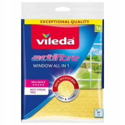 ŚCIERKA ACTIFIBRE OKIENNA VILEDA ŻÓŁTA do okien do szyb do szkła