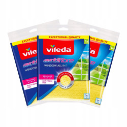 ŚCIERKA ACTIFIBRE OKIENNA VILEDA ŻÓŁTA do okien do szyb do szkła