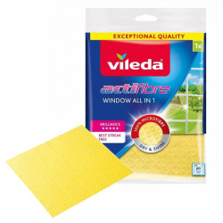 ŚCIERKA ACTIFIBRE OKIENNA VILEDA ŻÓŁTA do okien do szyb do szkła