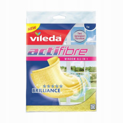 ŚCIERKA ACTIFIBRE OKIENNA VILEDA ŻÓŁTA do okien do szyb do szkła