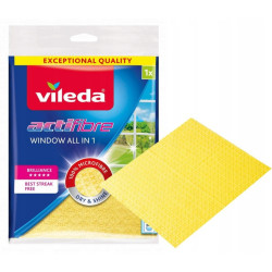 ŚCIERKA ACTIFIBRE OKIENNA VILEDA ŻÓŁTA do okien do szyb do szkła