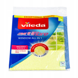 ŚCIERKA ACTIFIBRE OKIENNA VILEDA ŻÓŁTA do okien do szyb do szkła