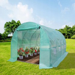 TUNEL FOLIOWY Ogrodowy Szklarnia Folia AGRO 4x2,5m VERDENIA