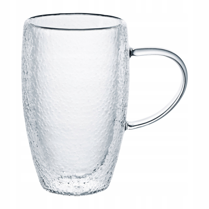 Komplet 2 szklanek termicznych z uchem 450 ml Bubble AMBITION