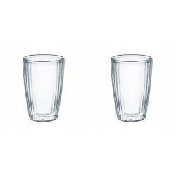 Komplet zestaw 2 szklanek termicznych Curly 350 ml AMBITION