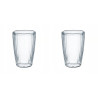 Komplet zestaw 2 szklanek termicznych Curly 350 ml AMBITION