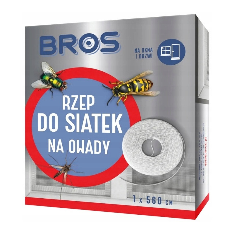 Bros Rzep do siatek na owady 560 cm