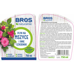 Bros Naturalnie płyn na mszyce i inne szkodniki 750ml