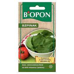 BIOPON nasiona Szpinak na zbiór wiosenny i jesienny 10 g
