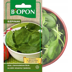 BIOPON nasiona Szpinak na zbiór wiosenny i jesienny 10 g