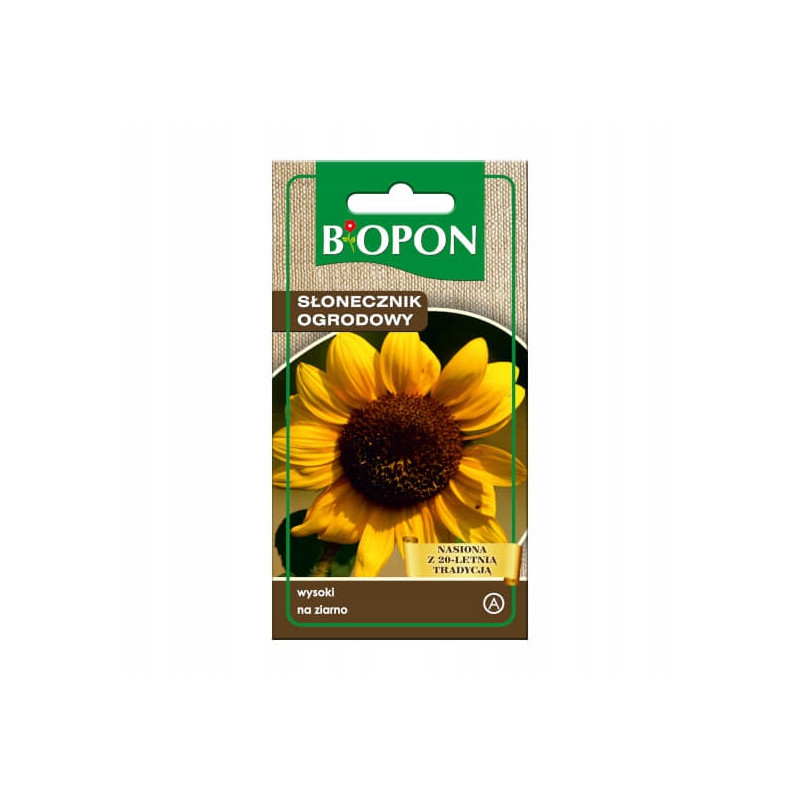 BIOPON nasiona Słonecznik Ogrodowy Wysoki na ziarno 10 g