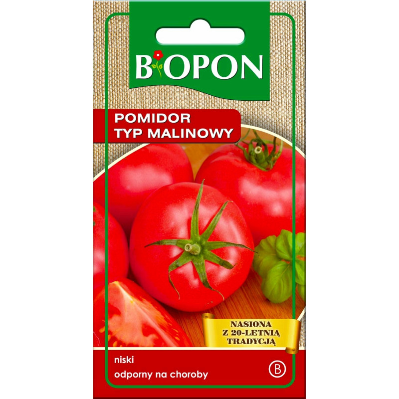 BIOPON NASIONA POMIDOR MALINOWY DUŻY WCZESNY 0,2G