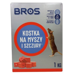 KOSTKI NA MYSZY SZCZURY 1KG BROS