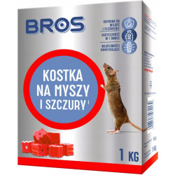 KOSTKI NA MYSZY SZCZURY 1KG BROS