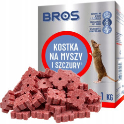KOSTKI NA MYSZY SZCZURY 1KG BROS