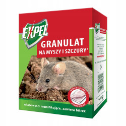 Trucizna, trutka przeciwko myszom, szczurom Expel 0,15 kg