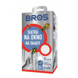 BROS SIATKA NA OKNO CZARNA 150*180