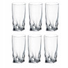 BOHEMIA QUADRO SZKLANKI 350ML 6 SZT WODA SOK WHISKY KRYSZTAŁOWE WYSOKIE