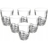 Zestaw do Whisky Bohemia Wave Karafka 6 Szklanek Kryształowe Szkło 750 ml