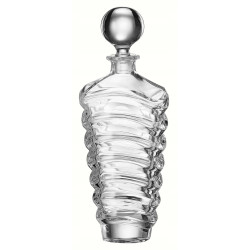 Zestaw do Whisky Bohemia Wave Karafka 6 Szklanek Kryształowe Szkło 750 ml