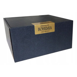 Zestaw do Whisky Bohemia Wave Karafka 6 Szklanek Kryształowe Szkło 750 ml