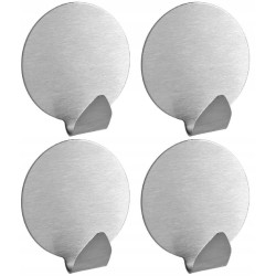 WIESZAKI SAMOPRZYLEPNY OKRĄGŁY 4szt NIKO