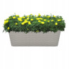 DONICZKA BALKONOWA RATTAN 40cm szara