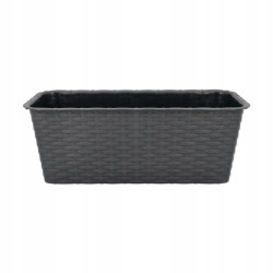 DONICZKA BALKONOWA RATTAN 40cm antracyt