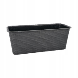 DONICZKA BALKONOWA RATTAN 40cm antracyt