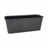 DONICZKA BALKONOWA RATTAN 40cm antracyt