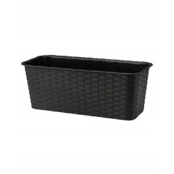 DONICZKA BALKONOWA RATTAN 40cm antracyt