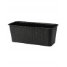 DONICZKA BALKONOWA RATTAN 40cm antracyt