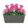 DONICZKA BALKONOWA RATTAN 40cm antracyt